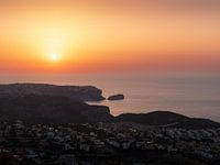 Sunrise on the coast at Cumbre del Sol urbanisation