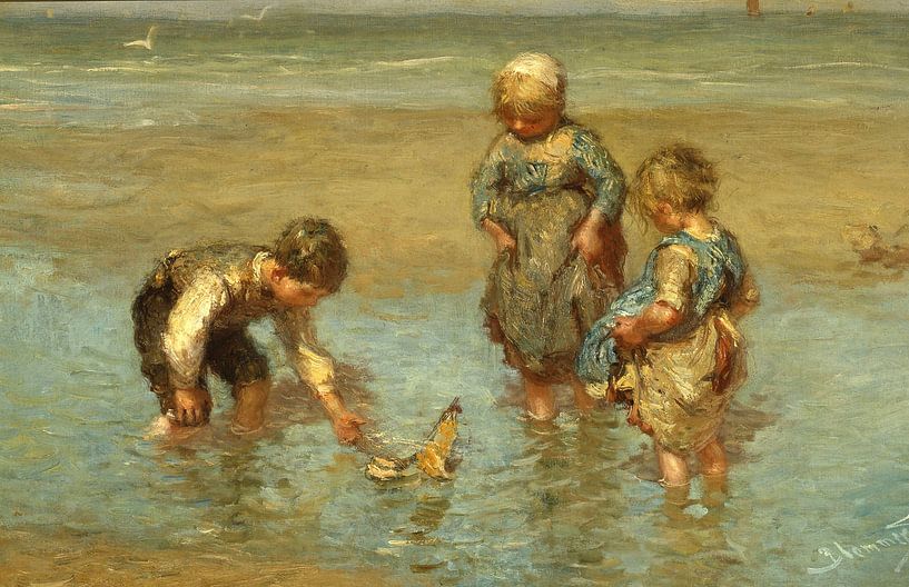 Bateaux jouets à voile, Bernard Blommers par Des maîtres magistraux