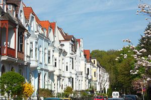 Alte Bremer Haeuser  in Bremen-Schwachhausen, Bremen, Deutschland, Europa  I Old Houses  in Bremen-S