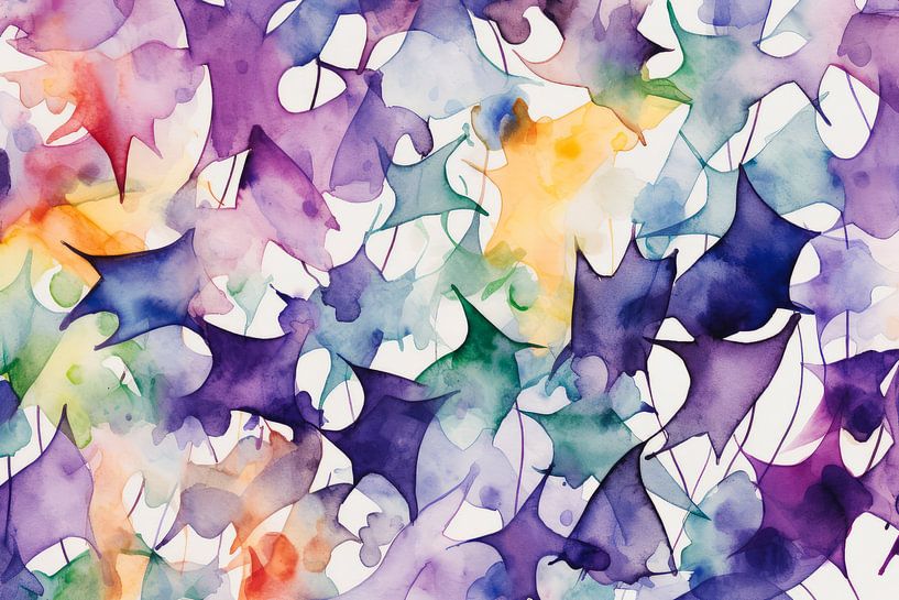 Dynamisch abstract van Virgil Quinn - Decorative Arts