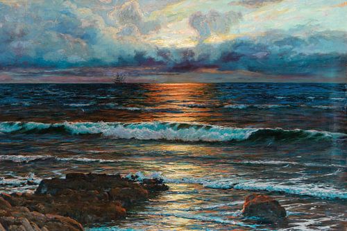 Sunset on the Seashore