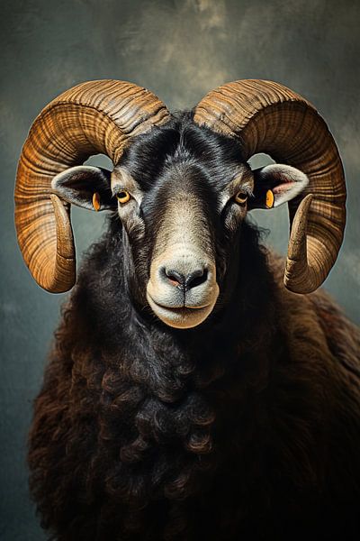 Aries Portrait | Silent Majesty by ARTEO Paintings