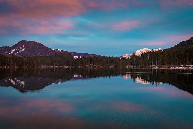 Le crépuscule à Hintersee par Martin Wasilewski