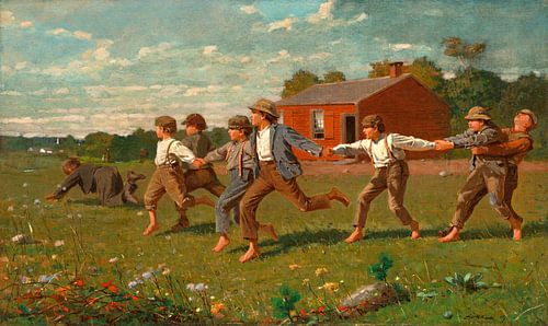 Snap de zweep, Winslow Homer