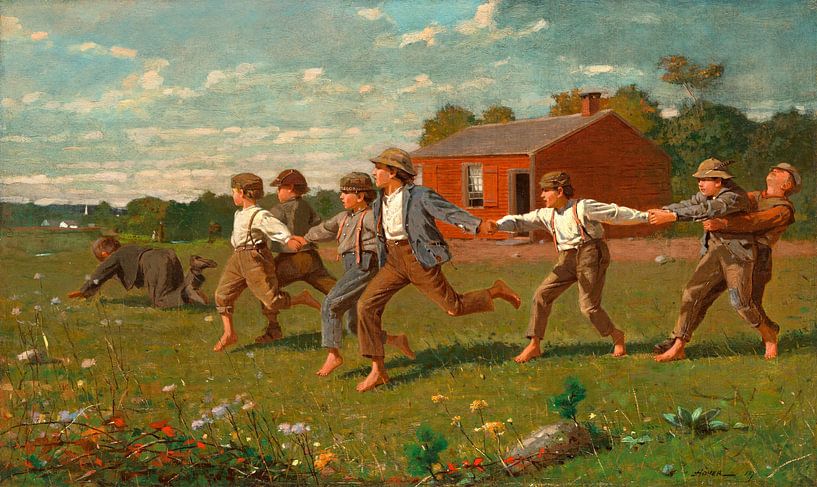 Snap the Whip, Winslow Homer by Masterful Masters