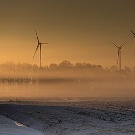 Sonnenaufgang in Drenthe von Jessica Jongeneel