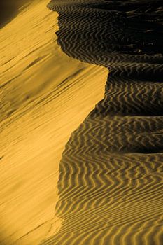 Der Strich im Sand