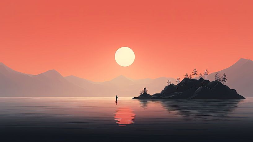 Timeless minimalism: The Glow of Serenity by ByNoukk