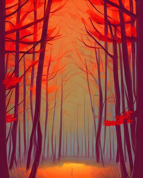 Herbst-Wald 2 von Jonas Potthast
