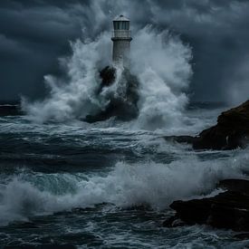 Vuurtoren van Andros van Harry Cathunter