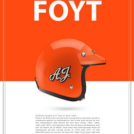 A.J. Foyt Racing Helmet von Theodor Decker