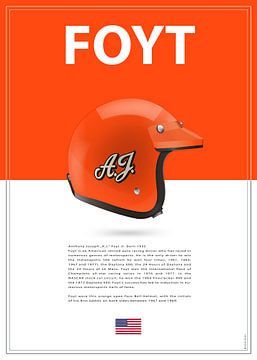 A.J. Foyt Racing Helm van Theodor Decker