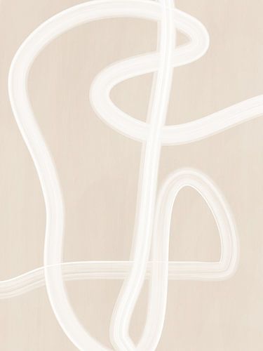 Affiche « White Brush Stroke »