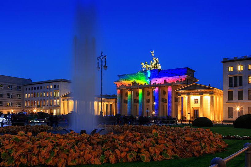 Brandenburger Tor Berlin in besonderem Licht von Frank Herrmann