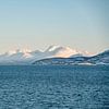 Zonsondergang bij Tromso in de winter van Leo Schindzielorz