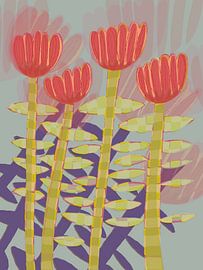 Granada cactus flowers by Cornelie de Haan