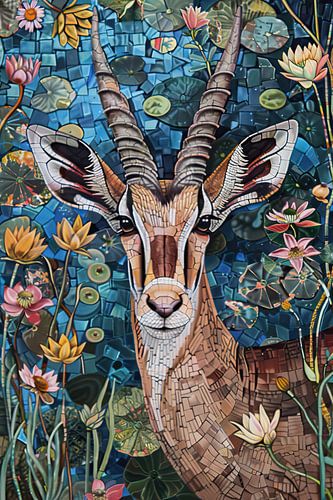 Schilderij Antilope
