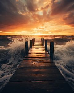 Goldene Stunde am Meer