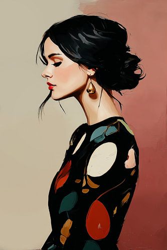 Grace, in Beige en Bordeaux no.2 van Studio BB