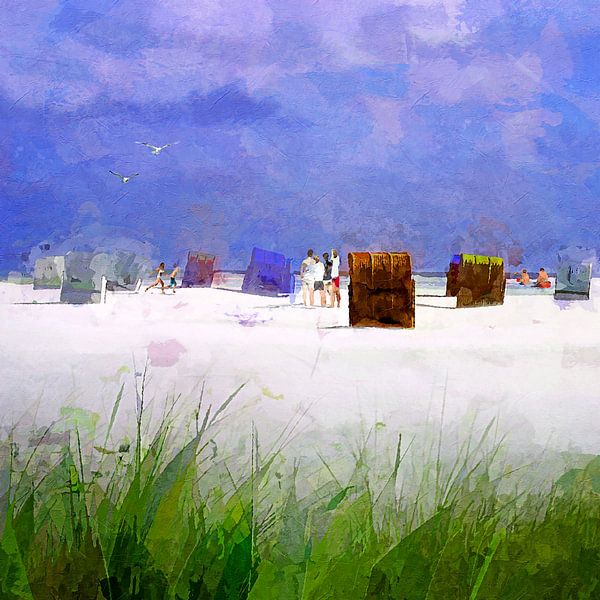 On the beach - 2021 by Andreas Wemmje