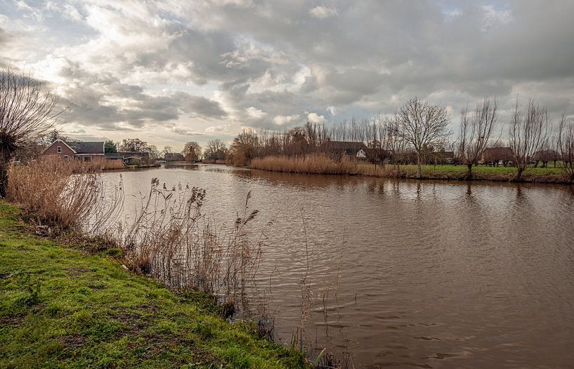 Niederländische Landschaft bei Gießenburg im Alblasserwaard von Ruud Morijn