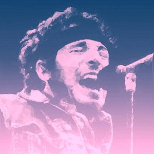 Bruce Springsteen Illustration Pop Art by Felix von Altersheim