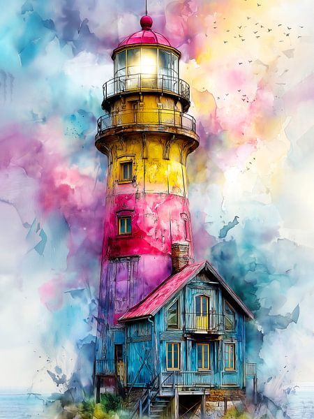 Lantern nautical art by JBJart Justyna Jaszke