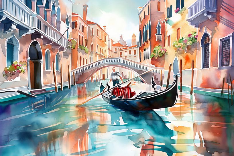 Gondole à Venise par ARTemberaubend