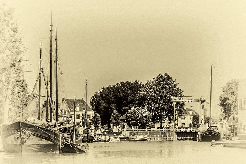 Mallegat Sluis in Gouda van Ada Munnik