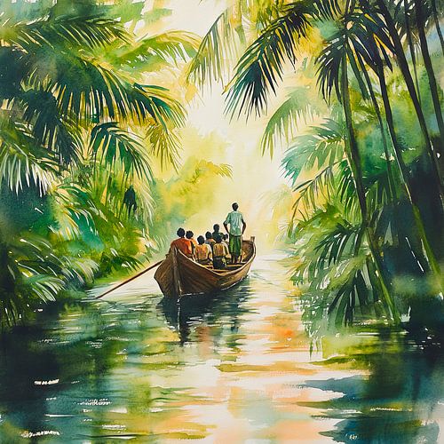 Rit door de jungle rivier