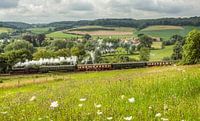 Steam train at Old Valkenburg