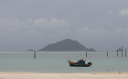 Bateau de pêche au large de Con Dao