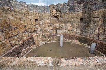 Romeinse ruines in Bet She An in Israel, bad