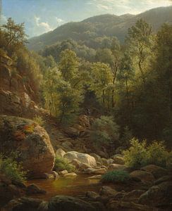 Paul Weber, Szene in den Catskills, 1858