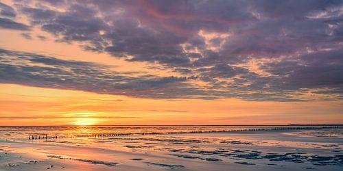 Panorama and sunset at the North Cape, Groningen by Henk Meijer Photography