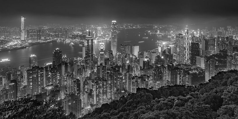 Hong Kong by Night - Victoria Peak - 6 by Tux Photography