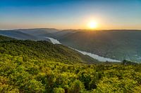 Zonsondergang Wachau vanaf de Seekopf