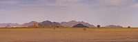 Panorama of landscape in Namibia