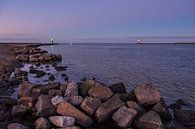 Mole an der Küste der Ostsee in Warnemünde von Rico Ködder Miniaturansicht