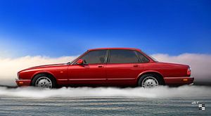 Jaguar X300 in Originalfarbe