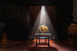 Wenn das Licht in den Schatten fällt – Schloss Chenonceau von Didier Laurent
