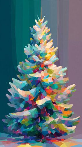 abstracte kerstboom