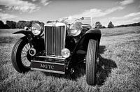 English classic Austin Midget MG TC from 1946