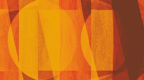Mid Century Bauhaus shapes Sunrise