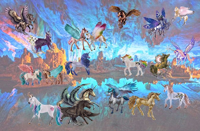 Fliegende Pferde... von Manfred Lutzius