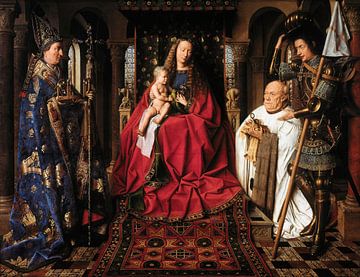 Jan Van Eyck - Aanbidding van Maria
