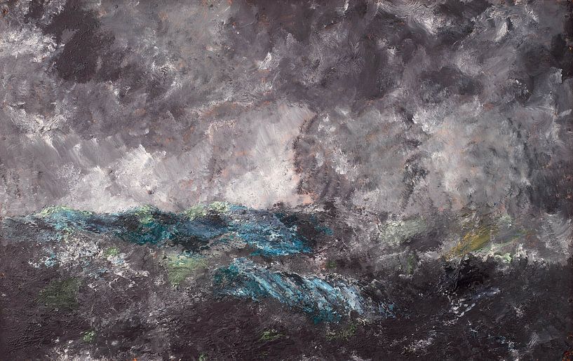 August Johan Strindberg, Sturm auf den Schären. Die fliegende Nede von finemasterpiece