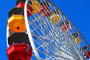 Reuzenrad Santa Monica Pier van Rob Walburg