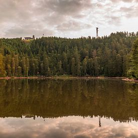 Le lac Mummelsee en Forêt-Noire sur Conny Pokorny