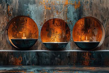 3 Kaarsjes van Kunst Kriebels